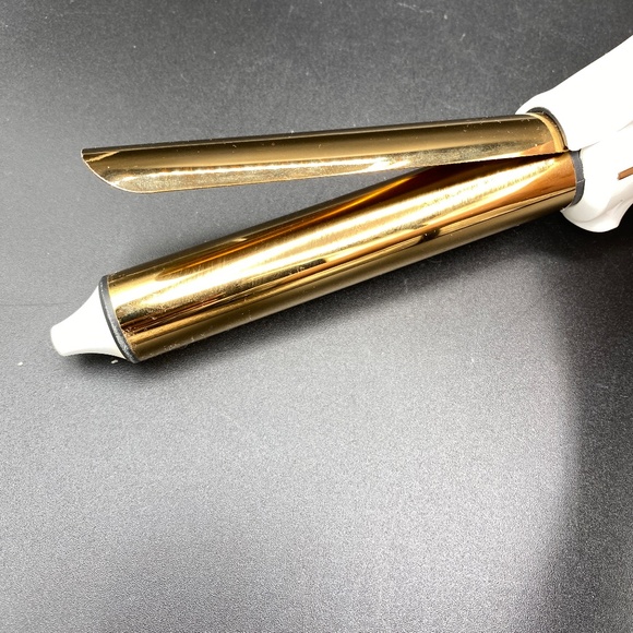 Kristin Ess 1" Curling Iron. Digital, 4 temps, auto. White, Gold. Pre-loved. - Picture 3 of 6